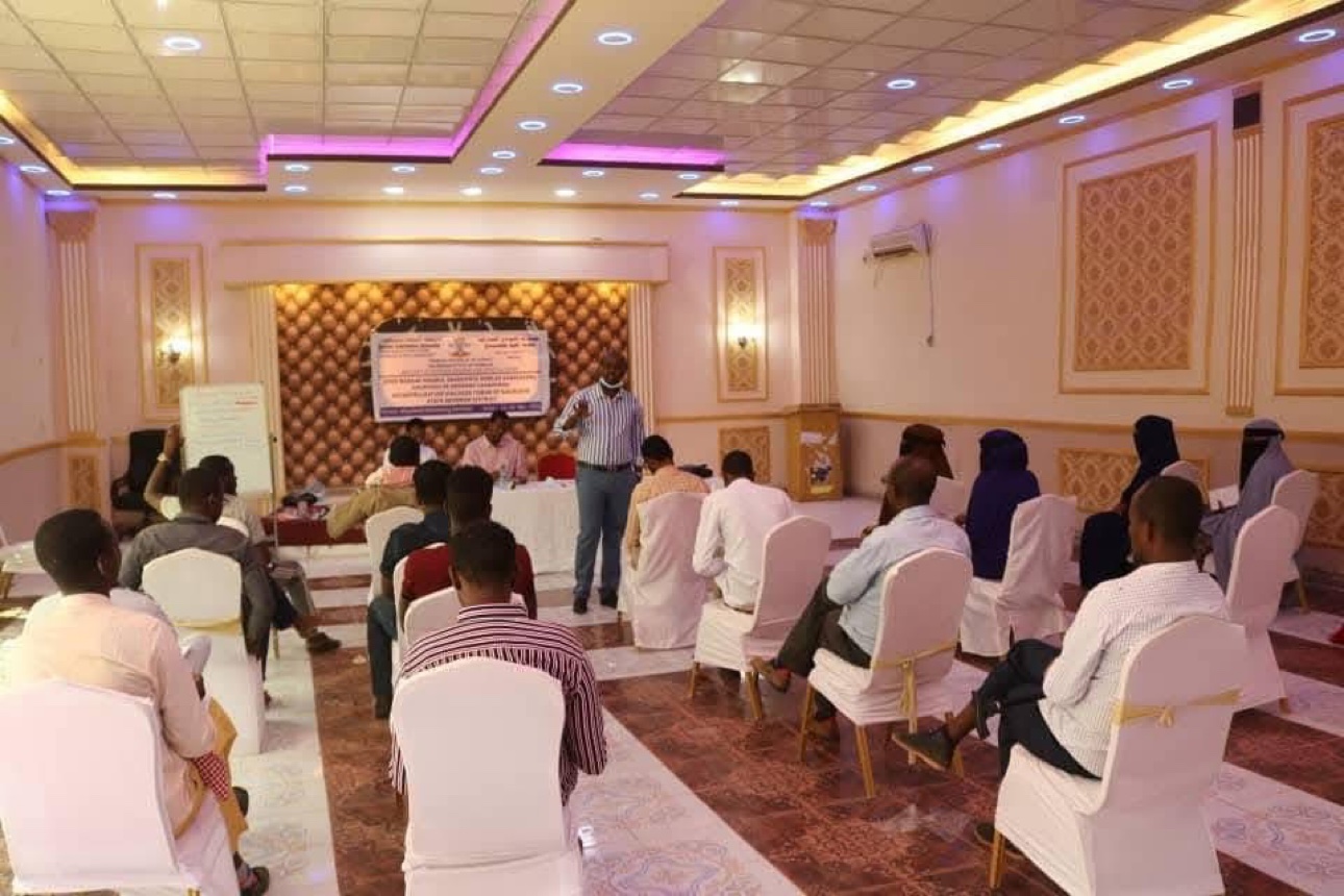 A community discussion in Somalia